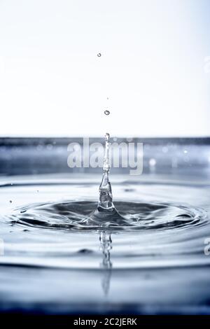 water drop background Stock Photo