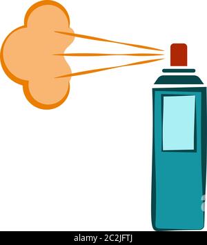 Aerosol Fluid Spray Cloud Icon Vector Art Illustration Stock Vector