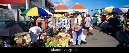 Castries St Lucia Saturday Market Stock Photo