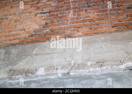 Interior of the renovated room in a new building Stock Photo