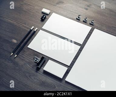 Blank stationery template Stock Photo