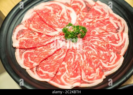 Raw Beef meat Stock Photo