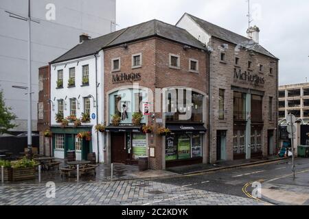 McHugh's Bar and Restaurant in Belfast, Northern Ireland, UK, Europe Stock Photo