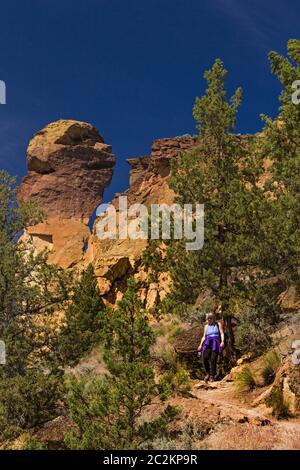 Smith Rock State Park, Terrebonne, Oregon USA Stock Photo