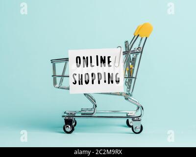 Online shopping concept Stock Photo