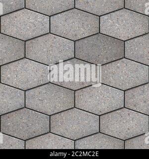 Seamless texture of hexagon concrete street tiles. repeating pattern of ...