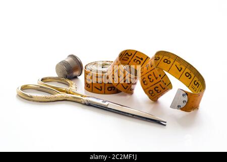 Sewing measuring tape Stock Photo