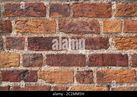Detail of a historic wall in the old town of Havelberg in Germany Stock Photo