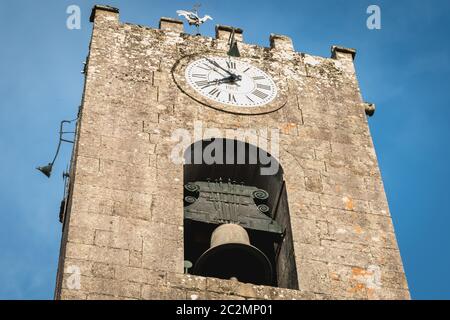 architecture detail of Mother Church Ponte de Lima on a spring day Stock Photo