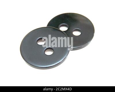 black button isolated Stock Photo