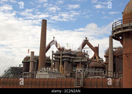 Steelworks. Germany Stock Photo
