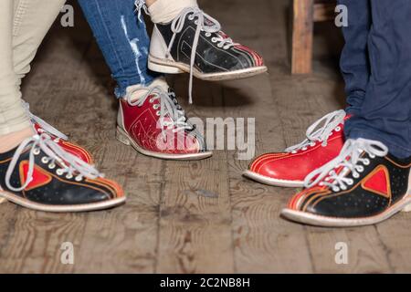 Bowling shoes hi-res stock photography and images - Alamy