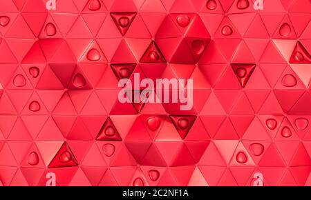 3d image render of a geometric background with triangular shapes. Stock Photo