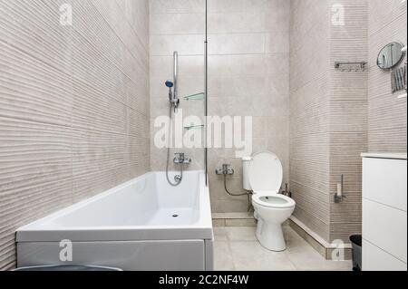 Modern bathroom interior Stock Photo