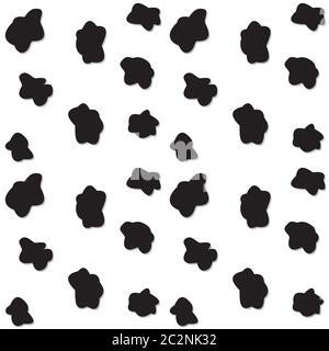 Watercolor hand drawn seamless cow print fabric pattern, black white pastel  purple violet colors. Cowboy cow girl western background illustration  design, milk farm wallpaper Stock Photo - Alamy