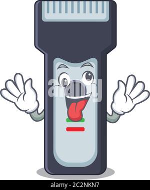 Crazy electric shaver the shape funny cartoon Stock Vector Image & Art ...