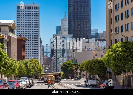San Francisco skyline, California Stock Photo