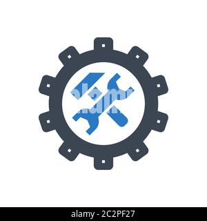 Technical support Vector Glyph Icon Stock Vector