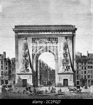 Reign of Louis XIV, Triumphal arch throne said, by Claude Perrault ...