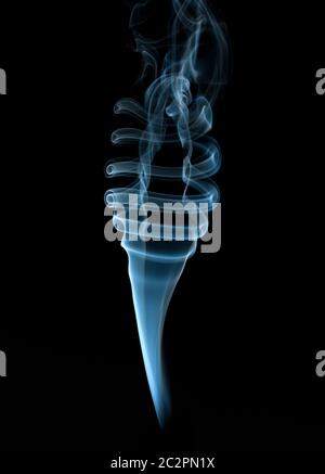 abstract blue smoke waves Stock Photo - Alamy
