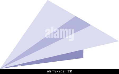 Paper plane icon, isometric style Stock Vector