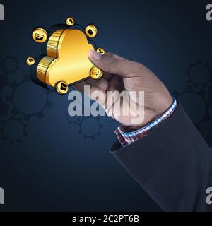 cloud computing concept Stock Photo