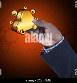 cloud computing concept Stock Photo