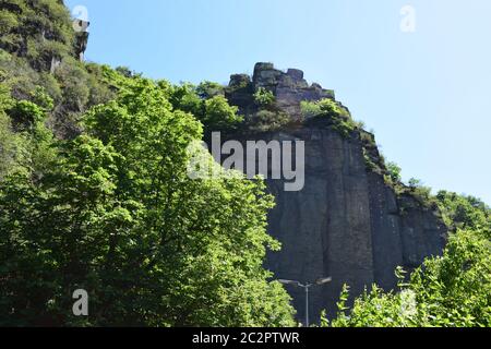 volcano stone cliff in Altenahr