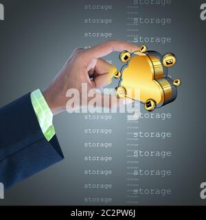 cloud computing concept Stock Photo