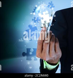 electricity and energy concept Stock Photo