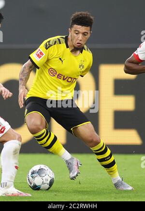 Dortmund, Germany, 17th June 2020,  Jadon Malik SANCHO, BVB 7  at the 1.Bundesliga match  BORUSSIA DORTMUND - 1.FSV MAINZ 05 in season 2019/2020 am matchday 32. BVB Foto: © Peter Schatz / Alamy Live News / Jürgen Fromme / firosportphoto / POOL   - DFL REGULATIONS PROHIBIT ANY USE OF PHOTOGRAPHS as IMAGE SEQUENCES and/or QUASI-VIDEO -   National and international News-Agencies OUT  Editorial Use ONLY Stock Photo