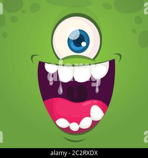 Cute devil cartoon character holding trident or pitchfork. Halloween illustration Stock Vector
