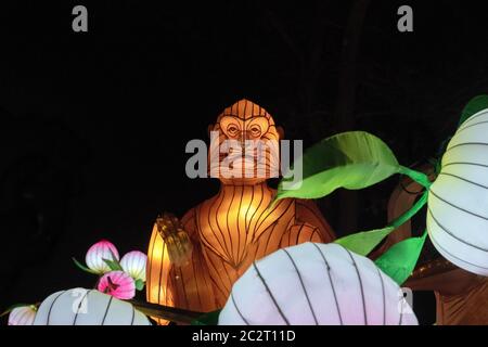 France Gaillac Tarn 12-2018: The festival of lanterns one of the ...
