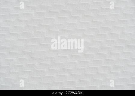 White Fabric Texture, Background. White textile texture close-up. Stock Photo