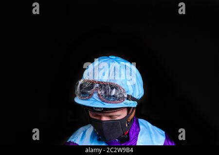 Jockey David Probert during day three of Royal Ascot at Ascot Racecourse. Stock Photo