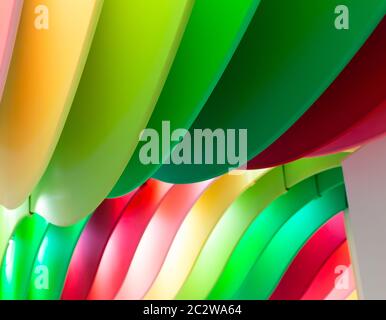 Abstract background with many multicolored stripes Stock Photo