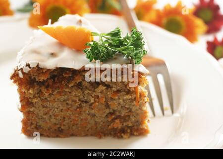 Carrot Cake Stock Photo