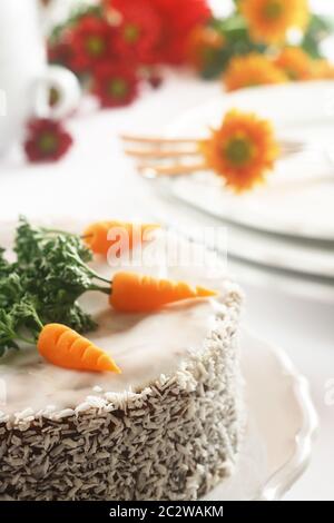 Carrot Cake Stock Photo