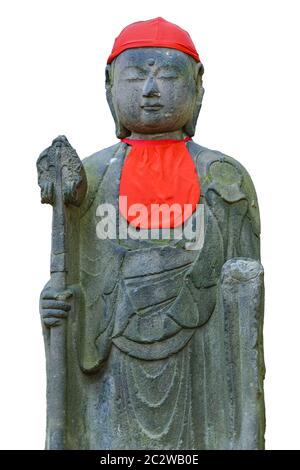 Stone Buddha Sculpture Isolated Photo Stock Photo