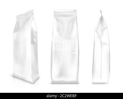 Download Blank doy pack mockup, silver color package for design ... Yellowimages Mockups