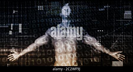 Integrated Management System in a Data Network Stock Photo