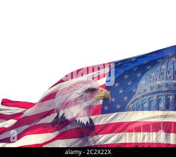 Bald Eagle American Flag – USA Anley Flag Store