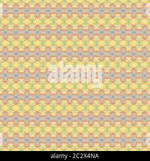 Abtract geometric background. Regular diamond pattern multicolored horizontally Stock Photo