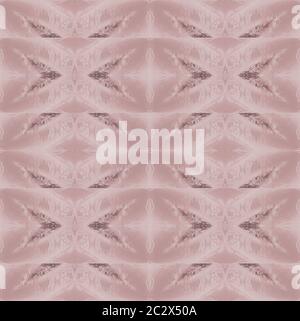 Regular delicate diamond pattern pink and dark brown seamless and horizontally Stock Photo