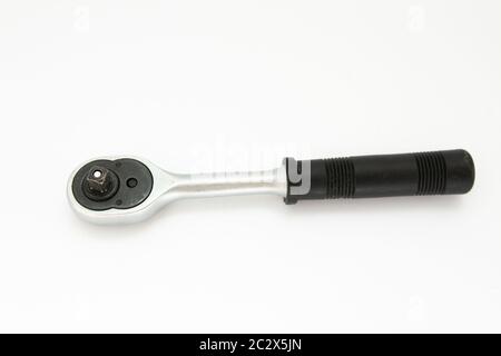 ratchet for bits on white background Stock Photo