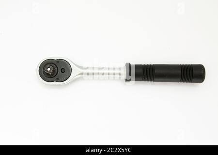 ratchet for bits on white background Stock Photo