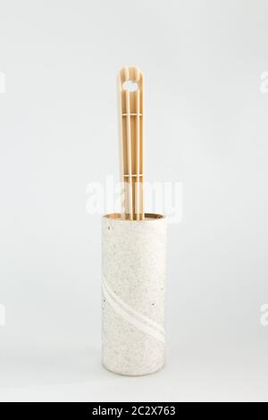 roller for cleaning clothes on white background Stock Photo