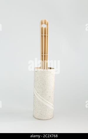 roller for cleaning clothes on white background Stock Photo