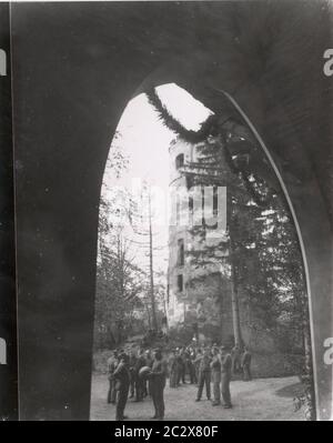 School and school operations at a SA driving school Heinrich Hoffmann Photographs 1933 Adolf Hitler's official photographer, and a Nazi politician and publisher, who was a member of Hitler's intimate circle. Stock Photo