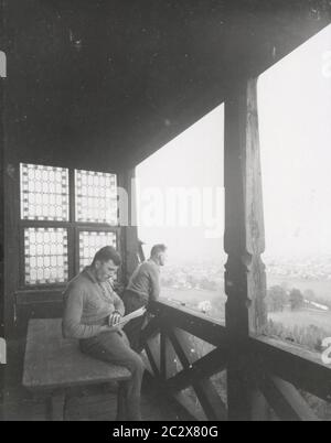 School and school operations at a SA driving school Heinrich Hoffmann Photographs 1933 Adolf Hitler's official photographer, and a Nazi politician and publisher, who was a member of Hitler's intimate circle. Stock Photo